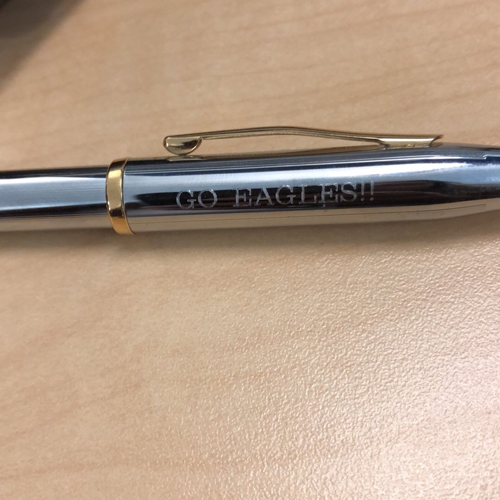 Cross Century II Medalist Ballpoint Pen 3302WG- Engraved with GO EAGLES 🦅